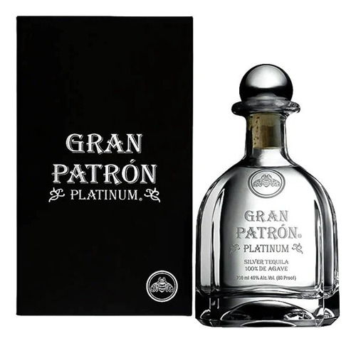 Tequila Gran Patron Platinum Con Estuche Bostonmartin