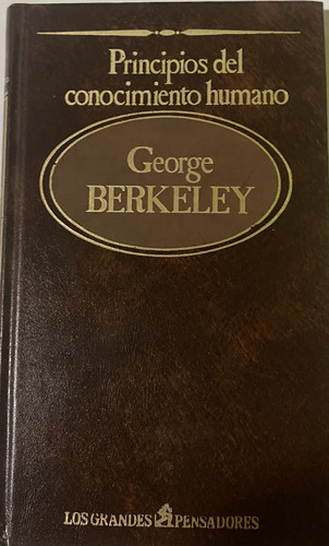 Libro Principios Del Conocimiento Humano - George Berkeley