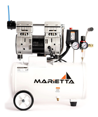 Marietta 1hp 24l: Compresor De Aire 1hp Libre De Aceite