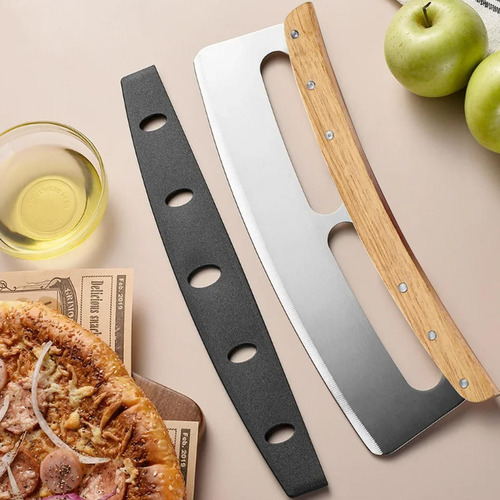 - Mecedor Cortador De Pizza Mango De Madera For Cortador De