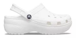 Crocs Classic Platform Clog Blanco