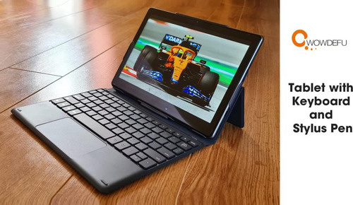 Cwowdefu Tableta Para Juegos De 10 Pulgadas Con Teclado Tabl