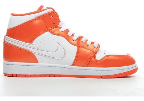 Zapatillas Air Jordan 1 Mid Se Naranja Originales