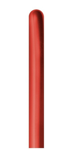 Tubito 260 Reflex (cromado) Cristal Rojo - Sempertex X50