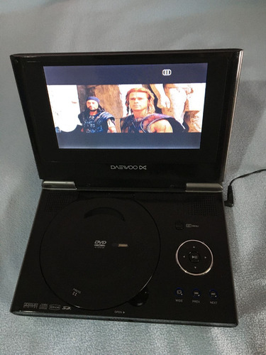 Reproductor De Dvd Portátil Daewoo Dpc-7209nd-at