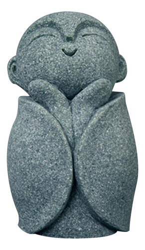 Estatua De Pequeño Monje, Estatuilla De Piedra Estilo A