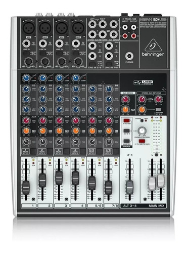 Mezcladora Mixer Behringer Xenyx 1204usb + Garantía