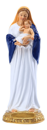 Estatua Artesanal De Resina De La Virgen María
