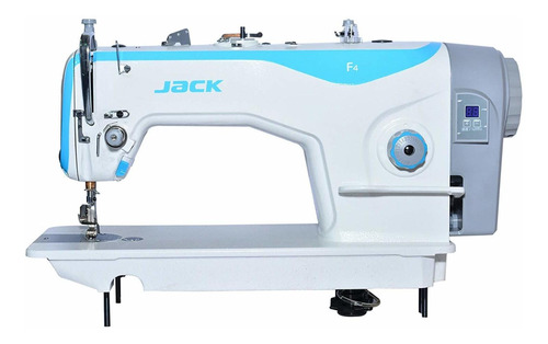 Máquina de costura reta Jack F4 branca 110V