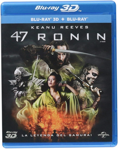 47 Ronin La Leyenda Del Samurai Blu Ray 3d + Blu Ray Nuevo