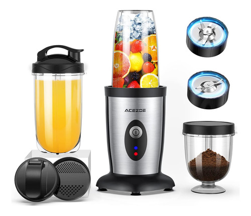 Acezoe 850w Smoothie Blender Para Batidos Y Batidos, 5 En 1,