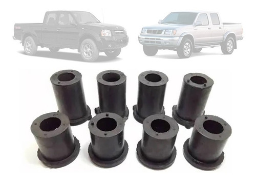 Kit Bucha Feixe Mola Traseira Nissan Frontier 1998 Até 2007