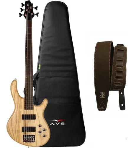 comprar Contra Baixo 5 Cordas Cort Action Dlx Act Ash V Opn