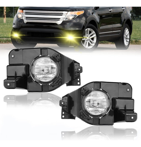 Faros Carelo Antiniebla Ford Explorer Con Base 2011-2015