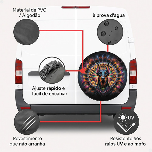 Capa Estepe Protetor Pneu Step Land Rover Defender 10014lr