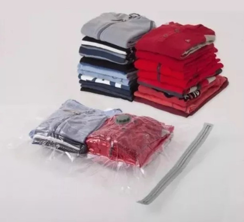 Kit 3 Saco Embalagem Vácuo Organizador Roupa 50x70 Com Bomba