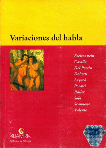 Variaciones Del Habla - Mario Casalla / Altamira