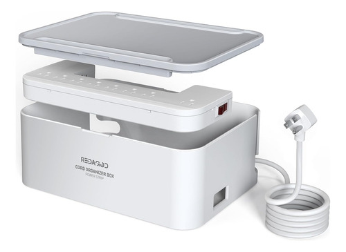 Caja De Cables Regleta E Interruptor, 5 Enchufes 3 Usb,...