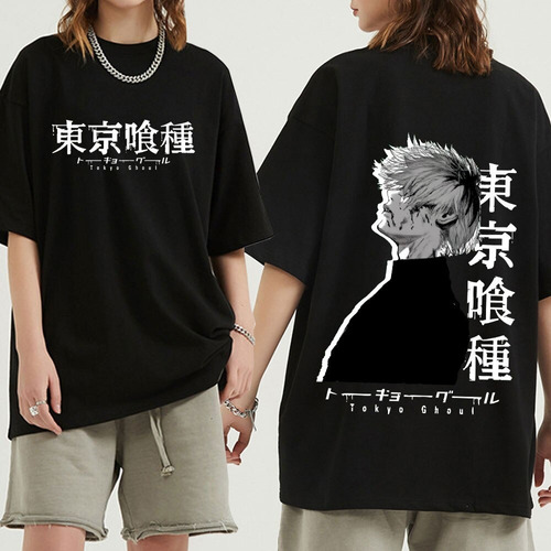 Camiseta Con Estampado De Doble Cara Anime Tokyo Ghoul Camis