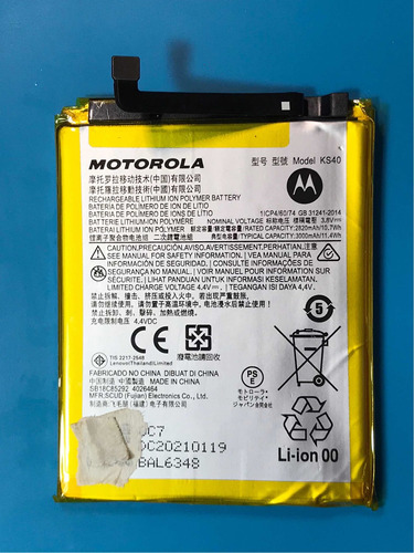 Bateria *original* Moto E6s Xt2053 (envio Gratis)