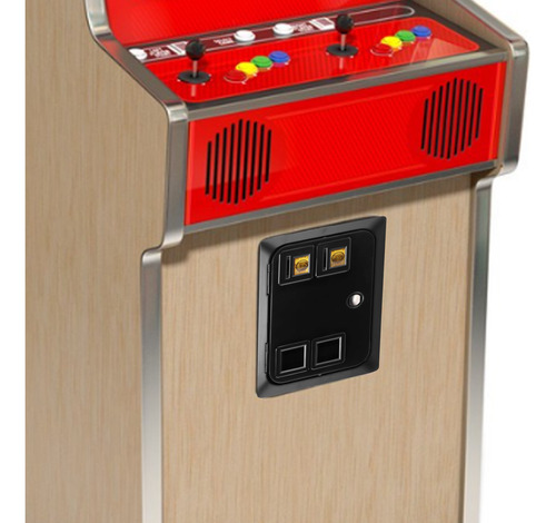 Máquina De Juego Arcade Con Puerta Para Monedas De Dos Entra