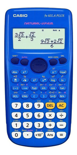 Calculadora Casio Científica Azul Fx-82laplus-buscmh Color Azul