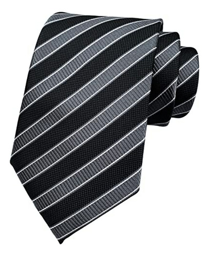 Secdtie - Corbata De Seda Para Hombre, Diseño De Rayas