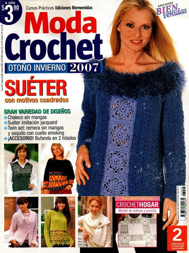 Revistas Crochet Bienvenidas Pack X2 2007 1y2 Otoño/invier