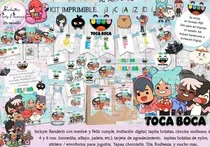 Comprar Kit Imprimible Candy Bar Toca Boca Toc Life 100% Editable