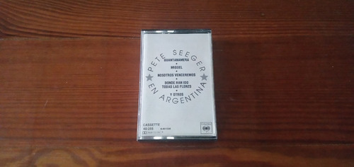 Pete Seeger - En Argentina - Cassette (nuevo)