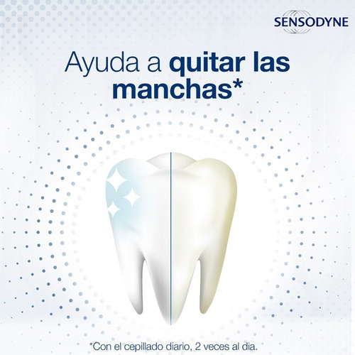 Imagen 4 de 7 de Pasta dental Sensodyne Blanqueador Extra Fresh en crema 90 g