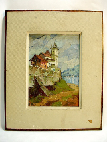 Obra Original Milton Dacosta Fase Antiga Ost 1937 26x18cm