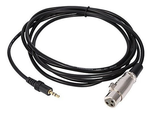 Cable De Audio Xlr Hembra A Jack Macho De 3,5 Mm - 3m.