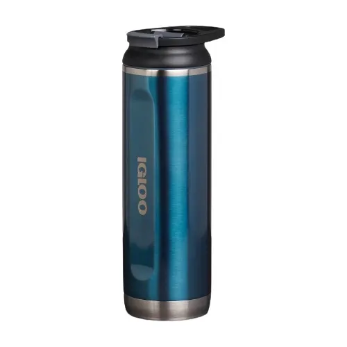 Termo Vaso Igloo Flip N Sip 20 Onzas 591 Ml Azul Moderno