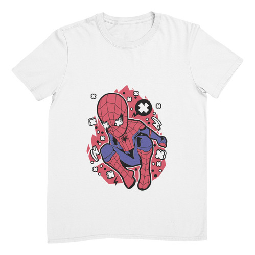 Playera Personalizada Spiderman Hombre Araña Marvel Niño 03