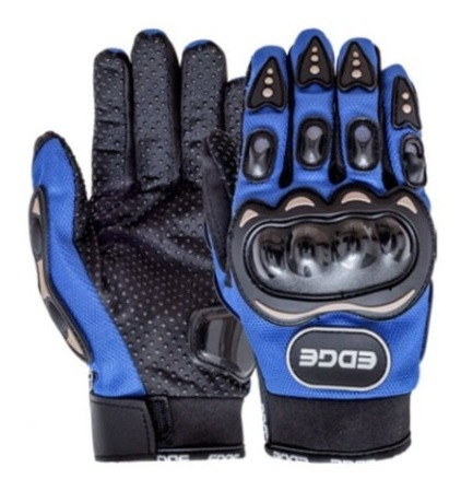 Imagen 2 de 4 de Guantes Moto Bicicleta Motocross Edge Largos Protector Dedos