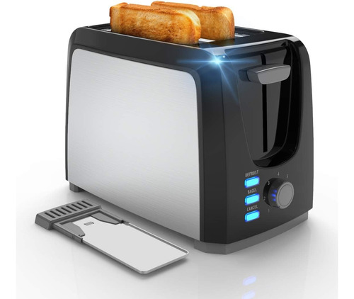 Toaster 2 Slice Best Prime Toasters Tostador De Bagel Negro 