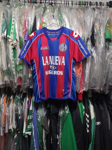 Camiseta Titular Lotto De San Lorenzo, Año 2012 Aprox, T:xl. (Usado)