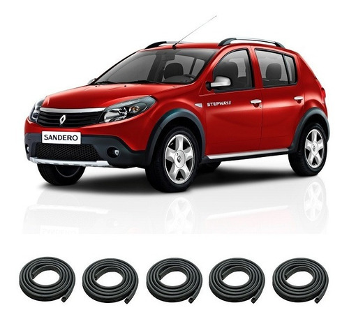 Burletes Renault Sandero Stepway 2008 Kit 4 Puertas + Baul