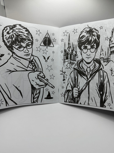 50 Libros Para Colorear Harry Potter