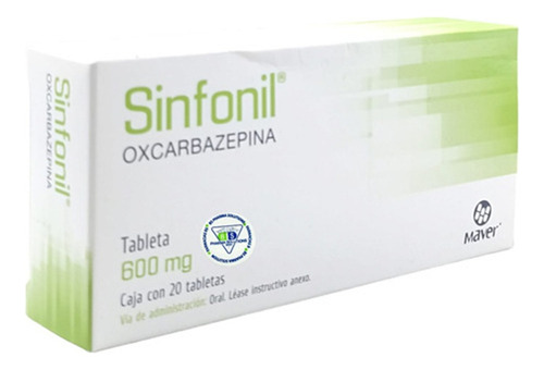 Sinfonil SINFONIL TABLETAS 600 mg, 20 TABLETAS - Productos maver, s.a. de c.v.
