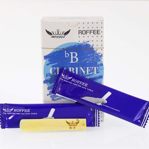 Roffee Bb Clarinete Caña Fuerza 3.0,10 Repuesto Caja