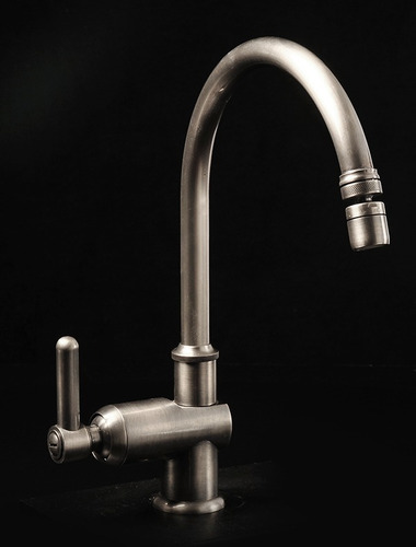 Monocomando Cocina Robinet Olso Niquel Mate 12 Cuotas