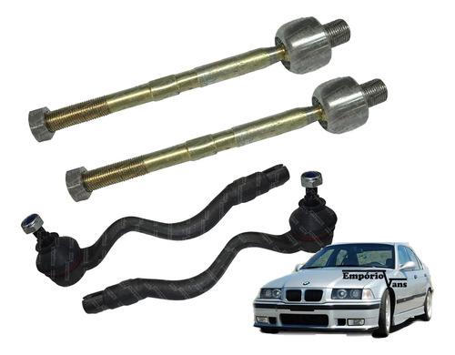 Par Barra Axial Terminal Ld E Le Bmw Serie 3 E36 90...00