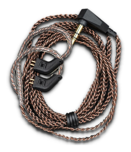 Imagen 1 de 7 de Cable Respuesto Kz Tipo B Kz Zst Pro Zs10 Ed12 Con Microfono