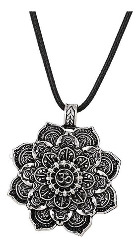 Mandala Collar Budista Tibetano Rueda Dharma Meditation