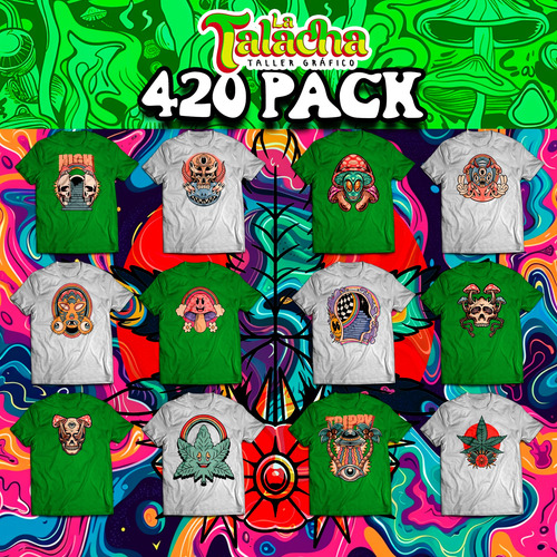 Colección 420, Archivos Para Sublimación, Dtf Y Dtg