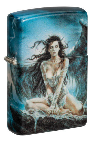 Mechero De Bolsillo Zippo Luis Royo Woman Angel 540 Color