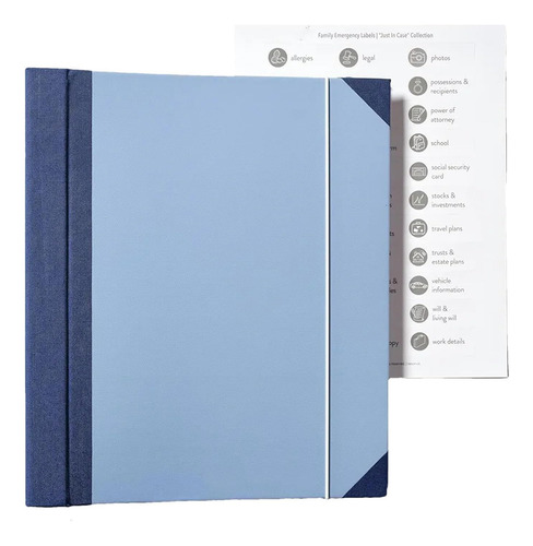 In Case Go Missing Binder,organizador De Documentos En Folio