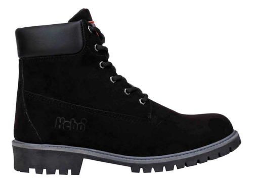 Bota Heavy Tipo Leñador Kebo Negro Para Juniors 4850